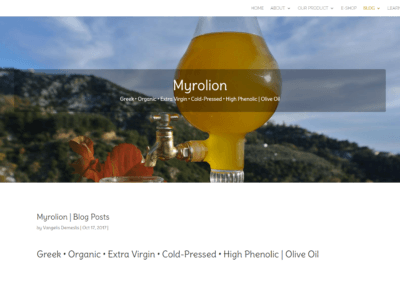 Project name : myrolion.gr - Blog posts