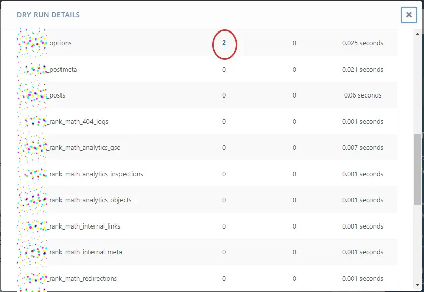 Better Search Replace Dry Run Details