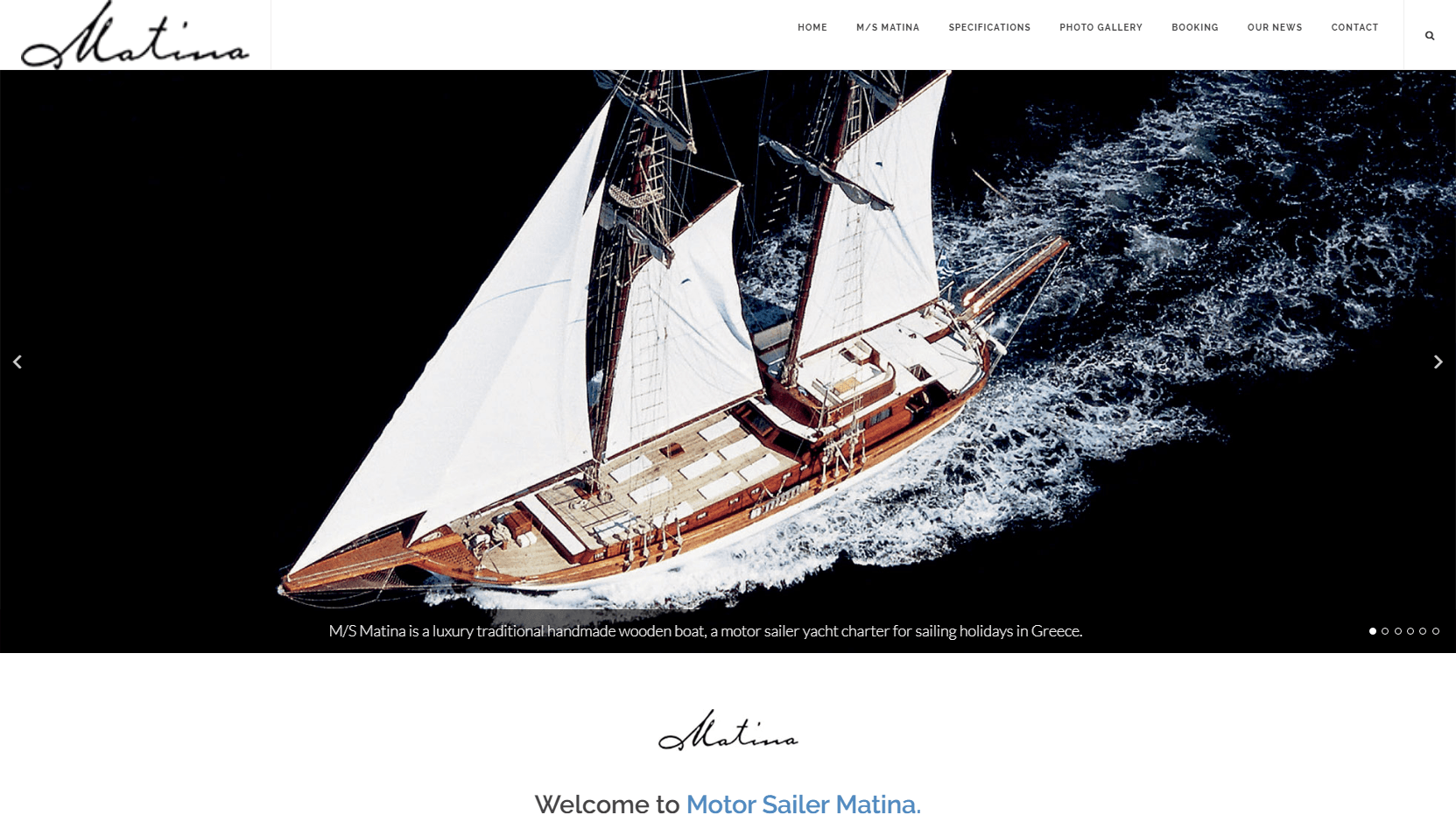 project : ms-matina.com. Motor Sailer Matina. Home project : ms-matina.com. Motor Sailer Matina. Home